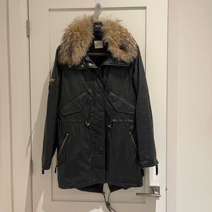 SAM NYC Anorak Jacket in Wax Black